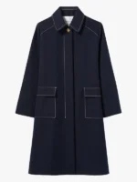 belted midi trench coat