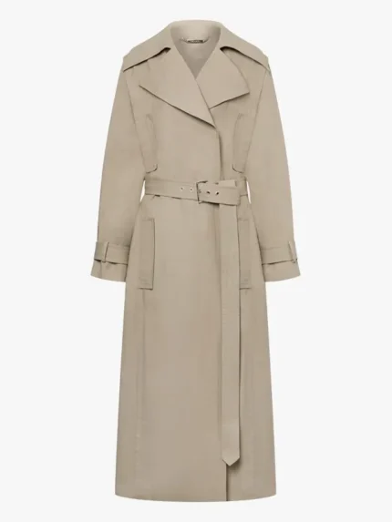 belted trench coat
