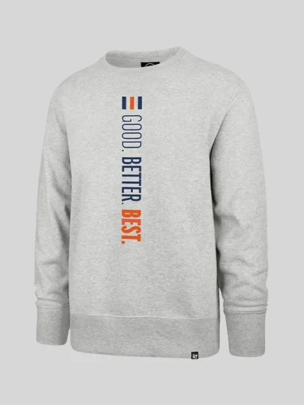 good better best sweatshirt grey