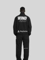 mens Playstation Black Jacket