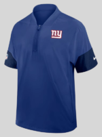 Mike Kafka Giants Half-Zip Blue T-Shirt