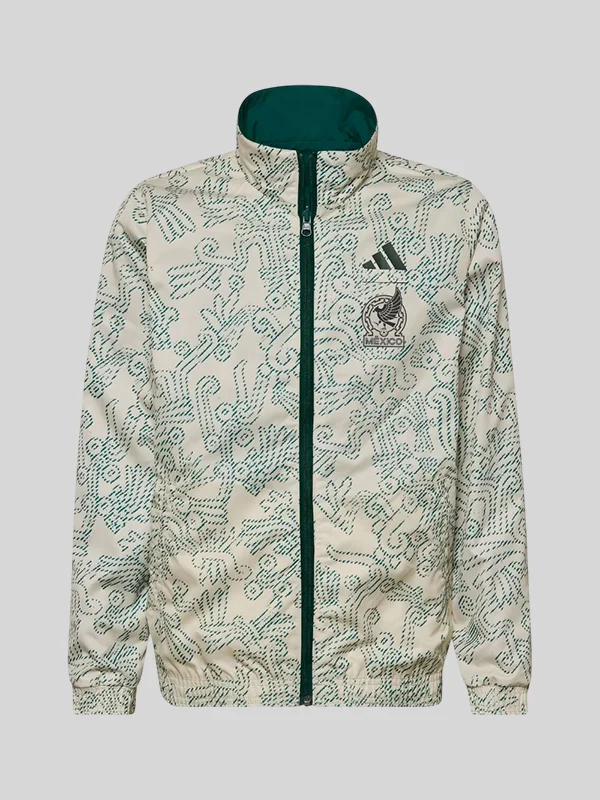Buy Adidas Mexico 2026 Reversible Anthem Jacket Green