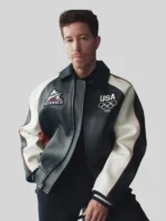 AVIREX Team USA Leather Bomber Jacket