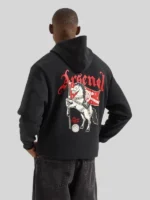 Arsenal N7 Highbury Horse Black Hoodie