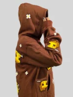 Brown Minecraft Bee Hoodie