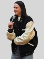 Caitlin Clark x Nike Logo Varsity Jacket