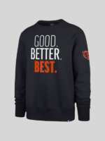 Chicago Bears Good. Better. Best. Headline Sweatshirt