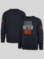 Chicago Bears Good. Better. Best. Headline Sweatshirt Navy