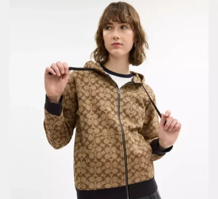Coach All Over Signature Zip Bro