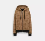 Coach All Over Signature Zip Hoodie