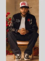 Derrick Rose Chicago Bulls Retirement Letterman Black Jacket