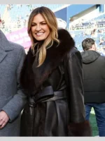 Erin Andrews NFC Championship Game Fur Coat