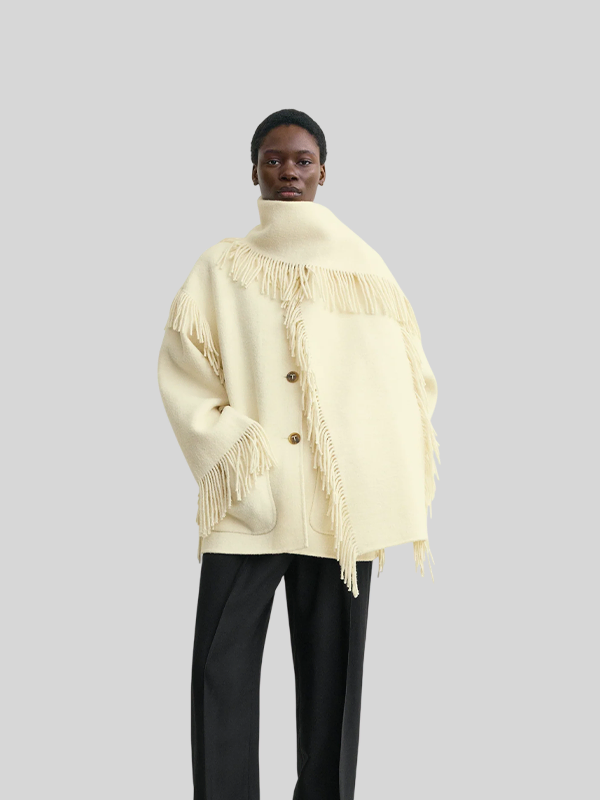 Fringe Scarf Jacket Fringe Scarf Jacket