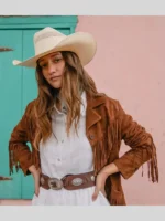 Fringed Brown Jacket