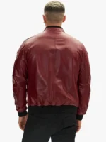 Genuine Leather Bomber Jacket
