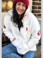 Heated Rivalry Team Canada Sherpa Fleece Jacket