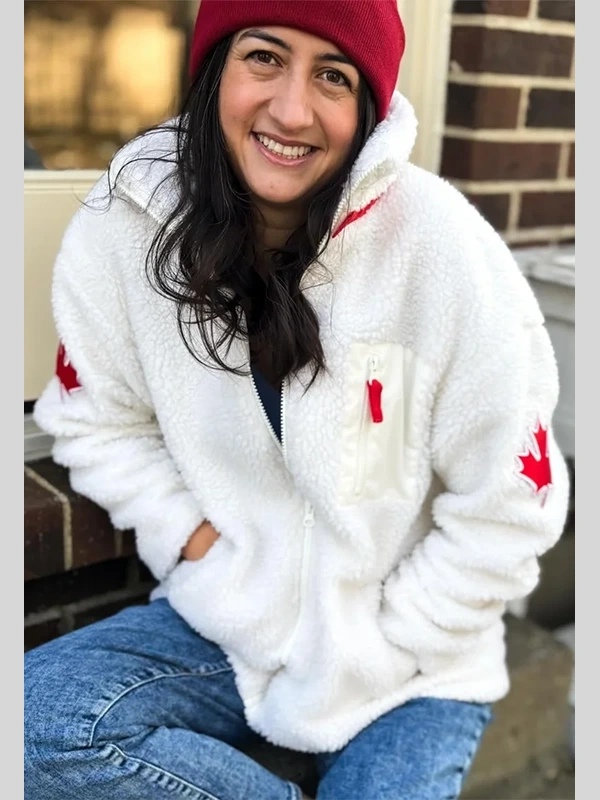 Heated Rivalry Team Canada Sherpa Fleece Jacket Heated Rivalry Team Canada Sherpa Fleece Jacket