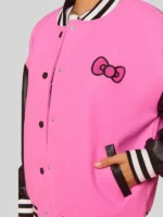 Hello Kitty Varsity Back Kitty Printed Jacket