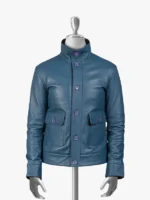 Jericho Mens Blue Bombe Jacket