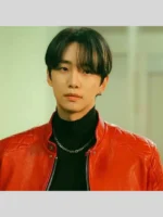 Kang Tae-Pung Typhoon Family Tv Series Lee Jun-ho Quilted Red Leather Jacket