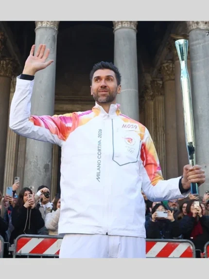 Latest Milano Cortina 2026 Olympics Torchbearer Jacket