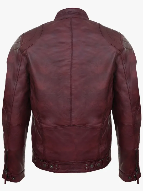 Leather Biker Vintage Zipped Men Jacket