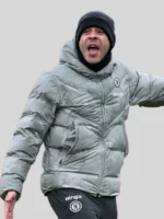 Liam Rosenior Chelsea Puffer Grey Jacket