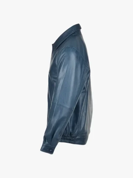Mens Navy Blue Blouson Jacket