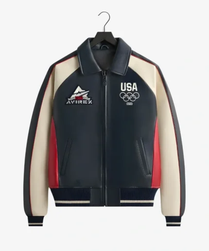 Men’s Kith & AVIREX for Team USA Jacket-Leather-Bomber