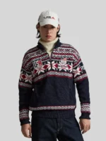 Men’s Polo Ralph Lauren Team USA Wool Quarter-Zip Sweater