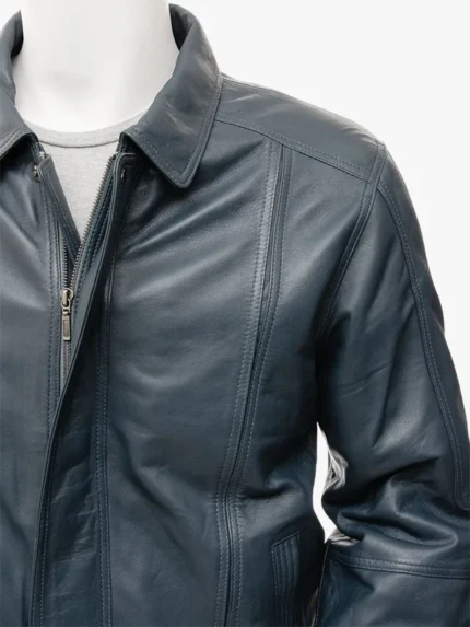 Mens Rennes Leather Jacket