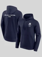 Milano Cortina 2026 Olympics Front & Back Logo Graphic Hoodie