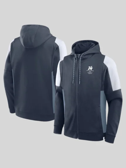 Milano Cortina 2026 Winter Olympics Full-Zip Hoodie