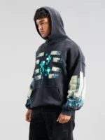Minecraft Warden Patchwork Hoodie