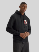 N7 Highbury Horse Hoodie Black Arsenal