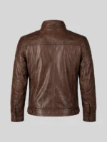 No Other Choice Park Hee-soon Leather Brown Jacket