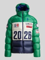 Olympics 2026 Polo Ralph Lauren Team USA Closing Ceremony Green Jacket