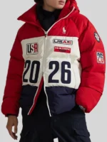 Olympics 2026 Polo Ralph Lauren Team USA Closing Ceremony Red Jacket