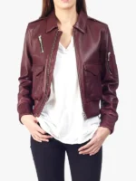 Pappy Bomber Aviator Real Leather Jacket