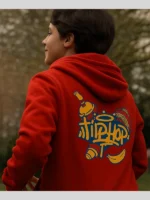 Playdate Benjamin Pajak Red Hoodie