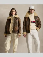 Polo Ralph Lauren Team USA Flight Leather Jacket