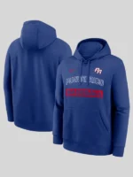Puerto Rico Baseball Nike 2026 World Baseball Blue Hoodie