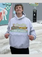 Quality Learing Center Grey Hoodie