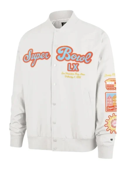 Stoney Clover Lane Super Bowl LX Twill Bomber Jacket