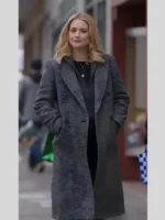 Taylor My Secret Santa Alexandra Breckenridge Grey Wool Coat