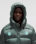 Team Canada Men Wunder Puff Large-Hood Shine Jacket