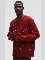 Team Canada Men's Alpaca-Blend Jacquard Sweater
