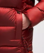 Team Canada Mens Jacket Wunder Puff Large-Hood Shine