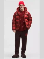 Team Canada Men's Wunder Puff Jacket Large Hood Shine