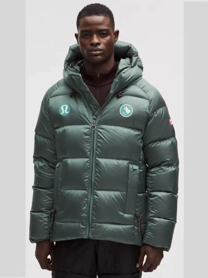 Team Canada Men's Wunder Puff Large-Hood Jacket Shine